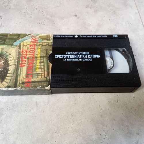 VHS Christmas Story Charles Dickens used, dubbed