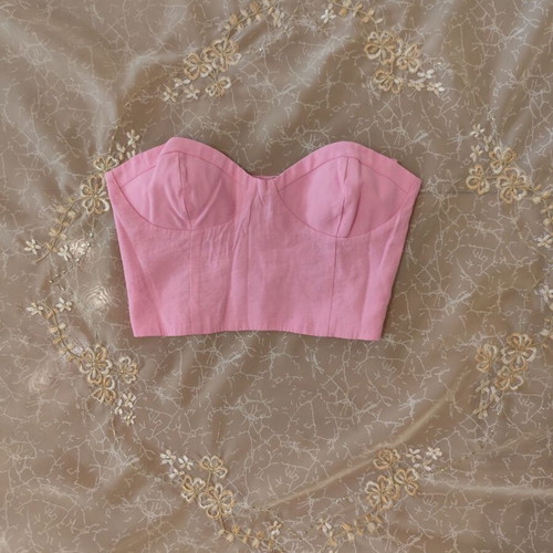 Short pink blouse Zara new, size S