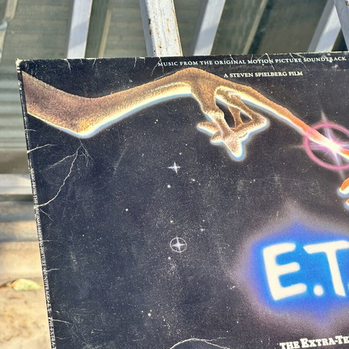 E.T. The Extra-Terrestrial Original Soundtrack vinyl used, 1982, John Williams