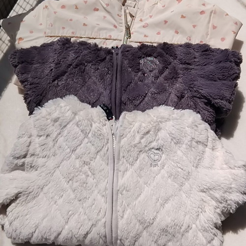Orchestra fur jackets used, sizes 6 and 8 with windbreaker gift