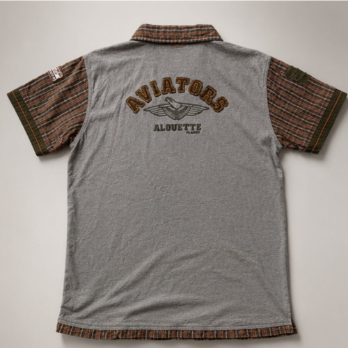 Alouette T-shirt 16y new with tags, grey and beige