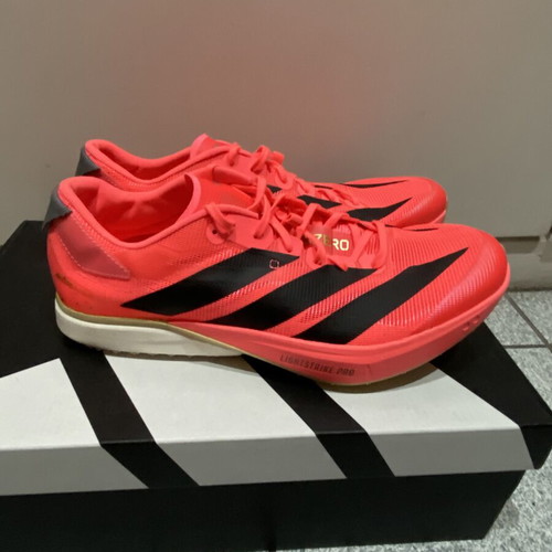 Adidas Adizero Avanti XC running shoes new, size 42.5, black and red