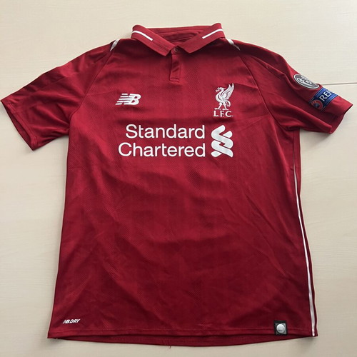 Liverpool Cl 2019 Salah Jersey New Balance, like new, size S, red