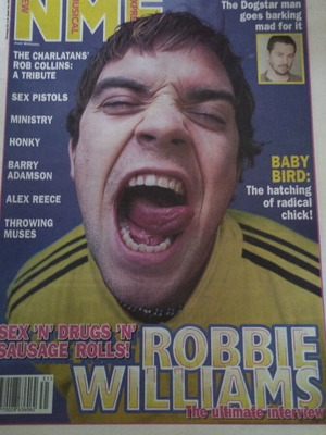 NME Robbie Williams περιοδικό σαν καινούργιο, Αύγουστος 1996