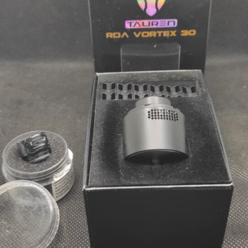 Tauren Vortex RDA 30mm by ThunderHead Creations like new, matte black