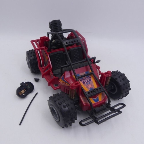 Newray Buggy remote control car used, red jeep