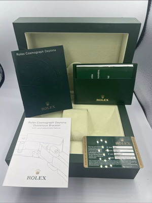 Rolex Daytona 116528 used box and authentic papers