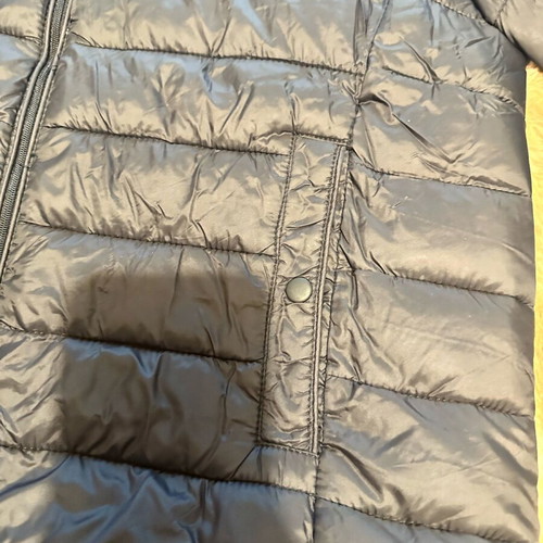 Pull & Bear Large jacket like new with small defect, black