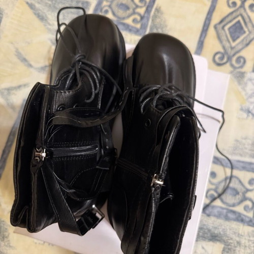 Double-layer ankle boots new, size 40, black
