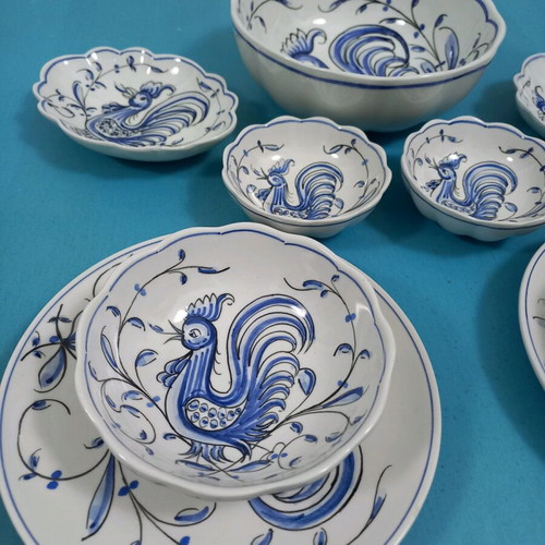 Vintage handmade dish set used from Portugal