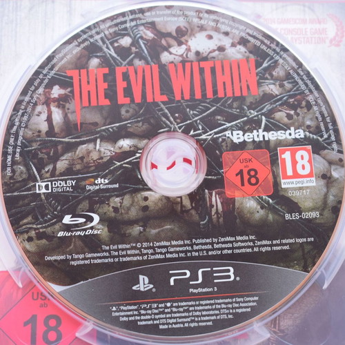 The Evil Within PlayStation 3 game like new, survival horror