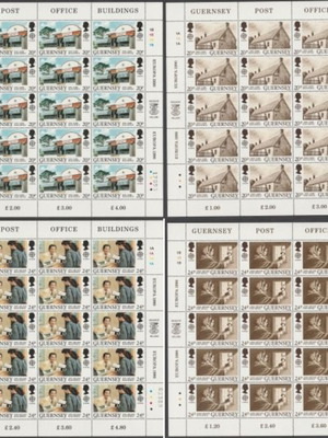 Guernsey 1990 Europa CEPT stamp set complete sheets new