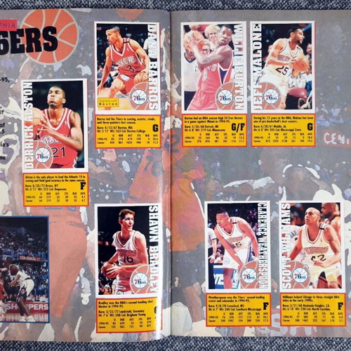 Panini NBA Basketball 1995-1996 album like new
