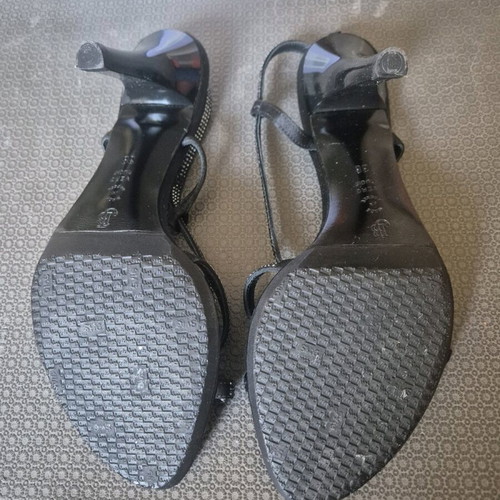 JBournazos women's black sandals like new, size 38