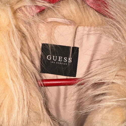 Guess women's fur size M new, beige