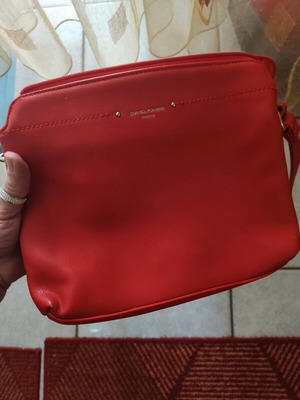 David Jones red shoulder bag like new, crossbody