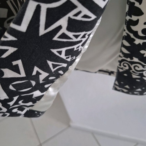 Gap trench coat used, cotton with black and white design, size XL