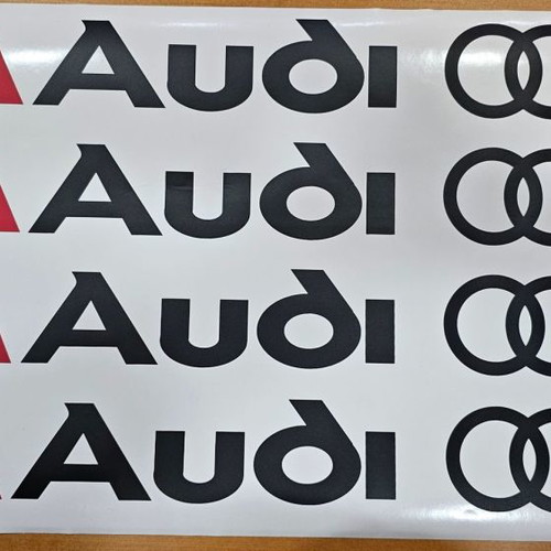 Audi door stickers new, 2 pieces, 60×7cm