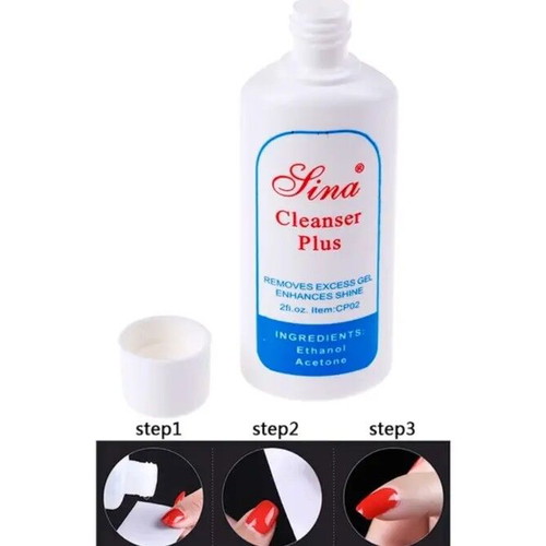 Cleanser 60ml for removing sticky residue and nail building