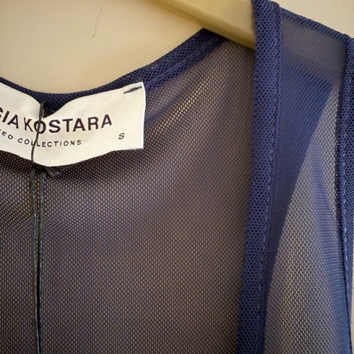 Vassia Kostara tank top new, size S, blue