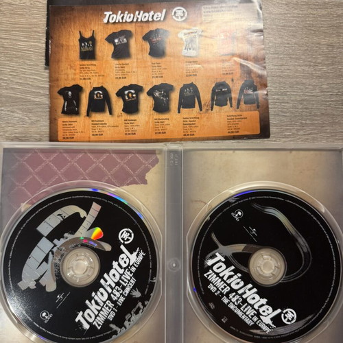 Tokio Hotel Zimmer 483 Live collectible DVD new