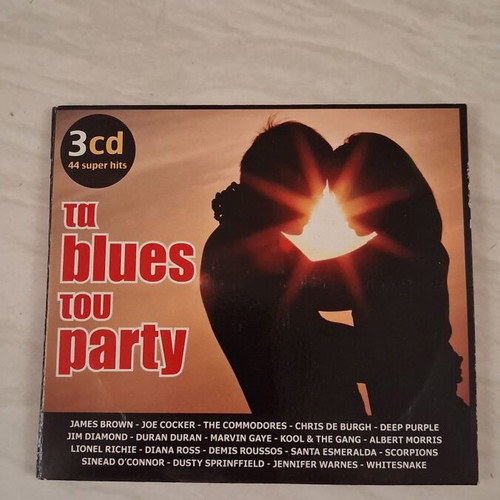 The Blues of Party 3 CD used, 44 super hits compilation
