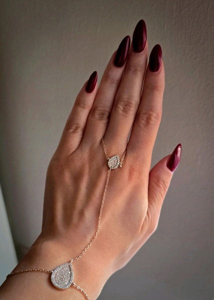 Like NEW Folli Follie 925 Rose Gold Ring Bracelet