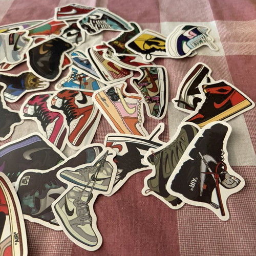 Nike Air Jordan Off-White Stickers pack of 50 new