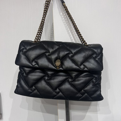 Kurt Geiger shoulder bag like new, leather, black, xxl size