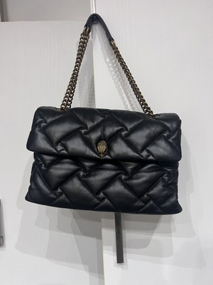 Kurt Geiger shoulder bag like new, leather, black, xxl size