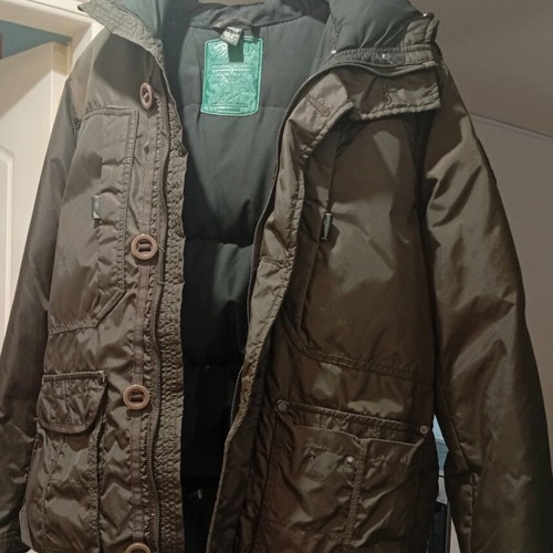 Zara jacket with hood used, brown, size 164 cm for boys 13-14 years