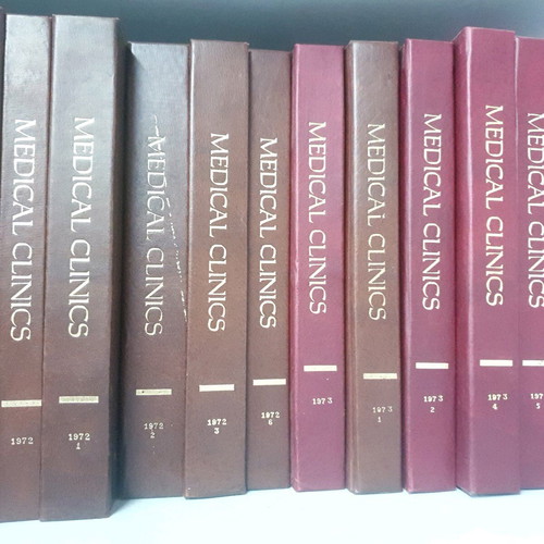 Medical Clinics medical books new, 16 volumes