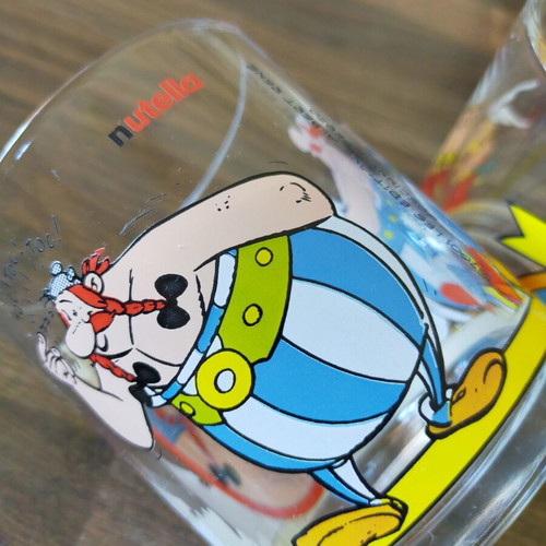 Collection glasses used, set of two
