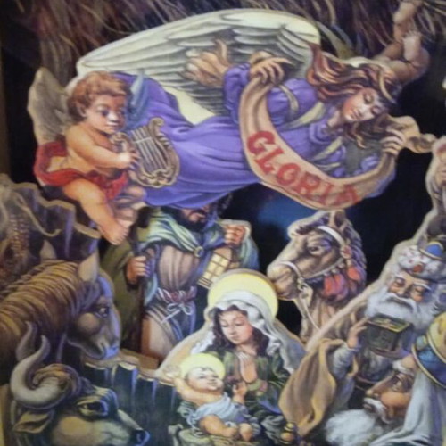 Christmas music box like new with moving images