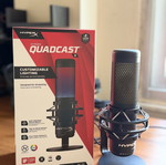 HyperX QuadCast condenser microphone