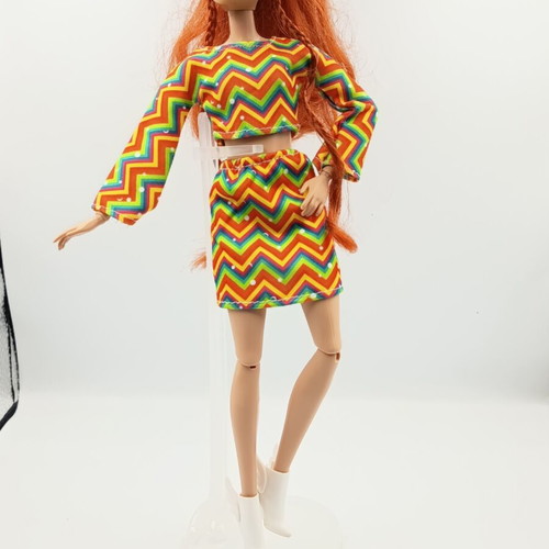 Barbie Extra doll clothes set with skirt, blouse and shoes