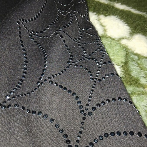 Women's leggings pants S/M black with spider web design, like new