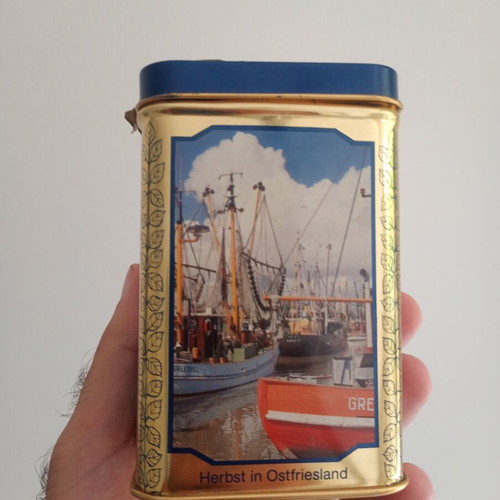 Echter Ostfriesen Tee vintage collectible metal tea tin
