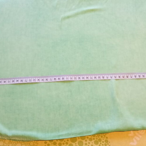 Green blouse one size, like new, elastic neckline