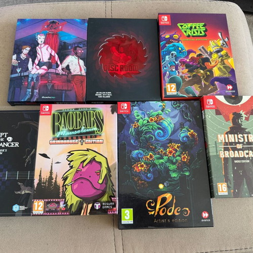 Nintendo Switch game bundle of 21 titles, complete set
