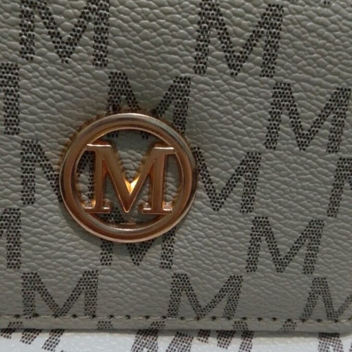Πορτοφόλι γυναικείο με clutch καινούργιο, μπεζ από τεχνητό δέρμα