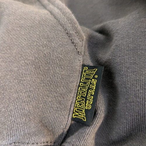 Ultras Mentalita men's hoodie used, brown, size large