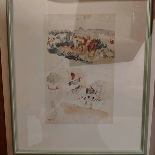 Paintings with Delacroix designs like new, set of 2 pieces