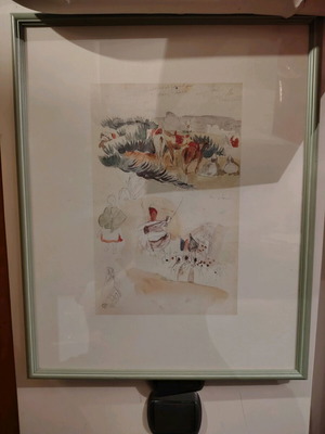 Paintings with Delacroix designs like new, set of 2 pieces