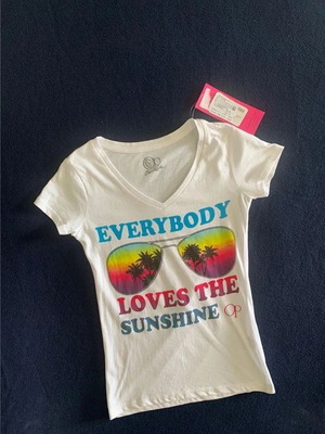 Ocean Pacific T-shirt XS καινούργιο, άσπρο