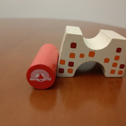 Wonderworld Tower Block wooden educational toy used