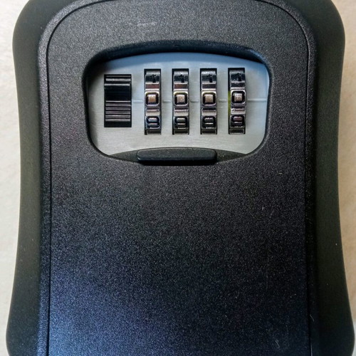 Key storage box new with combination lock black