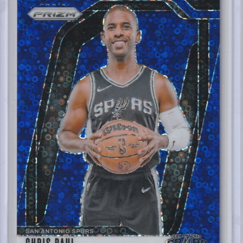 2024-25 Prizm Chris Paul Blue Prizm card like new, San Antonio Spurs