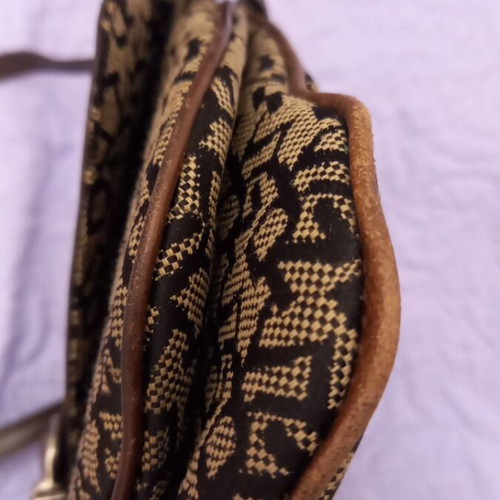 DKNY crossbody bag, beige and brown