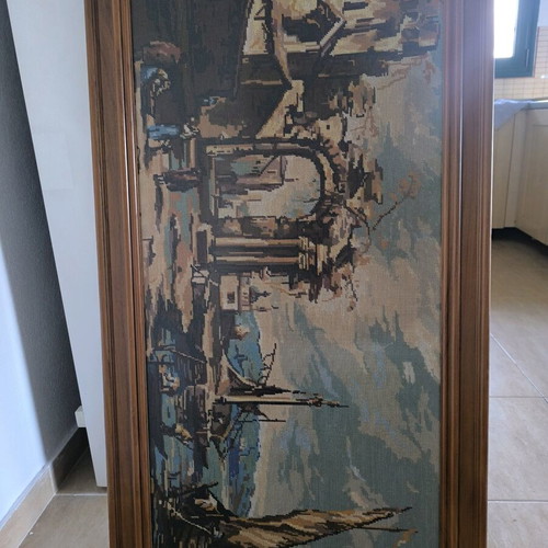 Embroidered painting new 1.12x0.64 meters